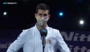 Masters - Djokovic : "Très étrange de jouer devant les tribunes vides"