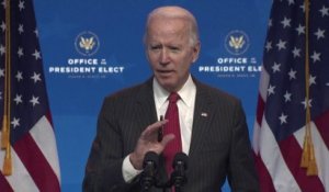 Joe Biden affirme qu'il n'imposera pas de "confinement national" aux États-Unis