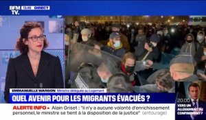 "Oui, ces images sont choquantes": Emmanuelle Wargon réagit au démantèlement du camp de migrants à Paris