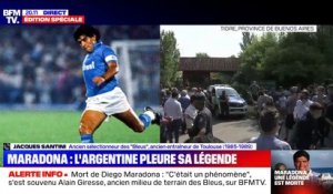 Jacques Santini à propos de Diego Maradona: "À notre époque, ça ne pouvait être qu'un modèle"