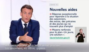 Crise sanitaire : Emmanuel Macron lance la plateforme "1 jeune, 1 solution"