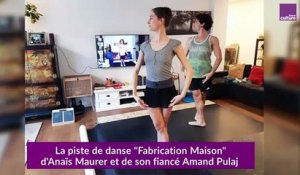 La piste de danse "Fabrication Maison" d'Anaïs Maurer et de son fiancé Amand Pulaj