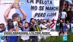 Décès de Diego Maradona : un enterrement agité et des polémiques en Argentine