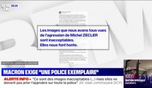 Emmanuel Macron exige "une police exemplaire" après l'agression de Michel Zecler