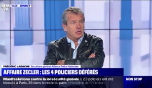 Frédéric Lagache (Alliance Police Nationale): "Ce qui nous révolte, c'est le déchaînement derrière l'affaire Zecler"