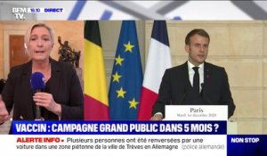Darmanin "incarnation de la droite dure" ?: "C'est beaucoup de mépris pour les électeurs du Rassemblement national", selon Marine Le Pen