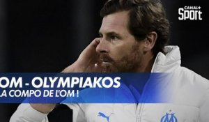 La composition de l'OM face à l'Olympiakos