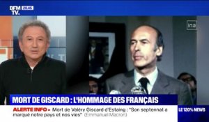 Célébrités et anonymes rendent hommage à Valéry Giscard d'Estaing