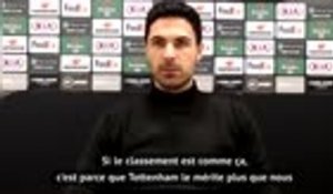 11e j. - Arteta : "Tottenham mérite d'être en tête du championnat"