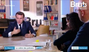 Politique : les policiers mécontents du passage d’Emmanuel Macron sur Brut