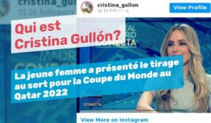 Cristina Gullón, la journaliste espagnole qui a présenté le tirage au sort pour la Coupe du Monde au Qatar 2022