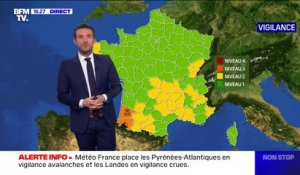 Météo France place les Pyrénées-Atlantiques et les Landes en vigilance orange
