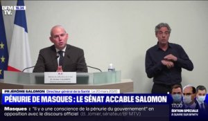 Masques: la commission d'enquête du Sénat accuse Jérôme Salomon d'avoir fait pression pour modifier un rapport d'experts
