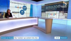 Protection des données : Google et Amazon condamnés à des amendes de plusieurs dizaines de millions d'euros
