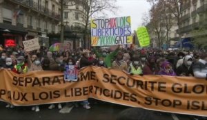 Manifestation contre la loi Sécurité globale: le cortège parisien s'est élancé