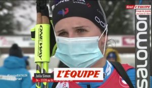 Julia Simon : «J'ai réussi à me libérer» - Biathlon - CM