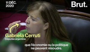 IVG : le discours poignant de la députée argentine Gabriela Cerruti