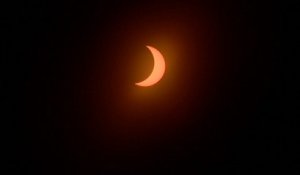 Eclipse: Le Soleil presque recouvert par la Lune en Argentine