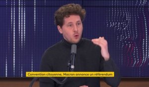 Référendum sur le climat proposé par Emmanuel Macron : "C'est une victoire culturelle majeure", se félicite Julien Bayou, secrétaire national d'EELV, même s'il "y croit assez peu"