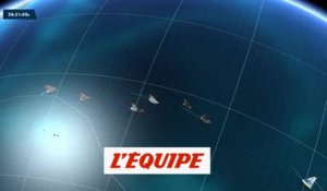 La carte 3D du 18 décembre - Voile - Vendée Globe