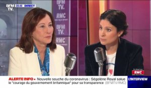 Ségolène Royal souhaite "un très bon rétablissement" à Emmanuel Macron