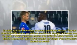 Lilian Thuram - son fils Marcus crache sur son adversaire... la vidéo qui fait polémique en ple...