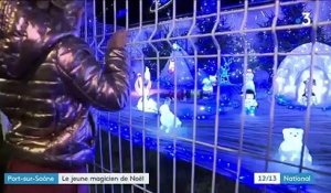 Haute-Saône : plongée dans le merveilleux jardin de Noël de Théo Jeanroy