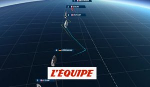 La carte 3D du 22 décembre - Voile - Vendée Globe