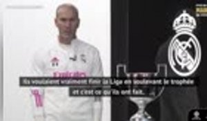 Real Madrid - Zidane : "Le prix de meilleur entraîneur ? Il appartient entièrement à mes joueurs"