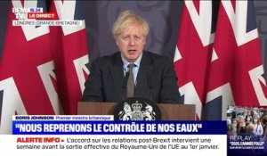 Boris Johnson annonce qu'il "n'y aura pas de droit de douane à partir du 1er janvier"