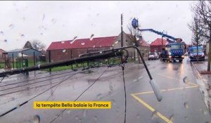 La France balayée par la tempête Bella