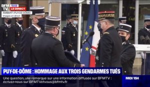 Puy-de-Dôme: la Légion d'honneur remise à l'adjudant-chef Bertrand Boyon, blessé par un forcené dans la nuit du 22 au 23 décembre