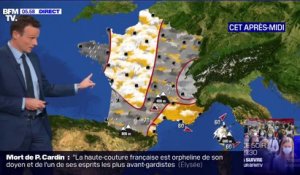 Un temps instable sur l'ensemble du pays ce mercredi, sauf autour de la Méditerranée