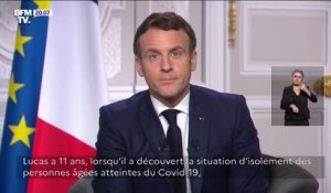 Emmanuel Macron rend hommage aux "milliers d'anonymes qui, engagés et solidaires, ont tenu notre pays dans l'épreuve"