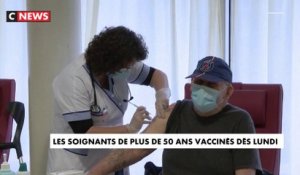 Covid-19 : les soignants de plus de 50 ans vaccinés dès lundi