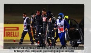 Romain Grosjean - son fils aîné a eu peur qu’il soit « tout brûlé » après son accident