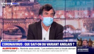 L'épidémiologiste Arnaud Fontanet: "On n'a pas le chiffre exact sur le nombre de personnes touchées" par le variant du Covid en France