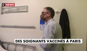 Vaccin : premières doses pour les soignants à Paris