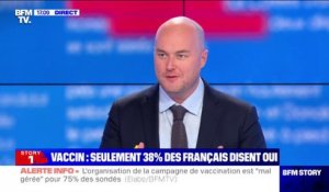 Philippe Corbé, chef du service politique de BFM: "Ces freins qu'on a vu apparaitre ces derniers jours (sur le vaccin) sont contradictoires avec ce que Macron tente d'incarner"