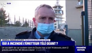 Incendie d'un émetteur TDF près de Marseille