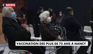 Coronavirus : vaccinations des plus de 75 ans à Nancy