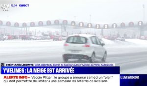 Neige dans les Yvelines: Vinci Autoroutes informe que les automobilistes "n'auront pas toutes les voies libres"