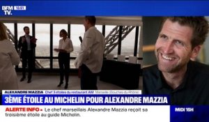 Alexandre Mazzia, nouveau chef 3 étoiles au Michelin: "Nous sommes très heureux, très fiers"