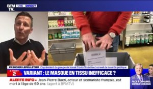 Story 2 : Le masque en tissu est-il inefficace contre le variant anglais ? - 18/01