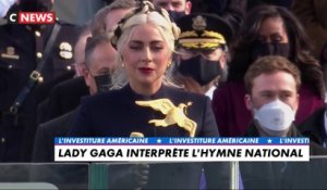 Investiture de Joe Biden : Lady Gaga interprète l'hymne national