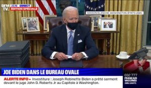 Joe Biden signe une série de décrets dont le retour des États-Unis dans l'accord de Paris sur le climat "à partir d'aujourd'hui"