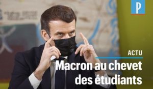 Repas à 1 euro, «chèque psy», cours en présentiel... les annonces de Macron pour les étudiants