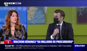 "66 millions de procureurs": pour Maud Bregeon, "non, Emmanuel Macron ne s'en n'est pas pris aux Français"