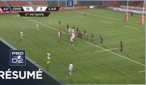 PRO D2 - Résumé Oyonnax Rugby-US Carcassonne: 30-6 - J17 - Saison 2020/2021