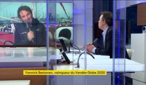 Vendée Globe : "C'est un moment rêvé, un moment exceptionnel", réagit Yannick Bestaven sur franceinfo